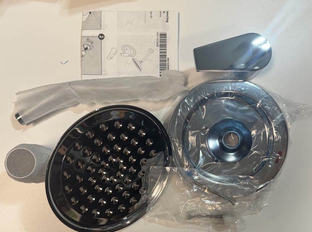 Moen CFG 48002CGR Slate 6.5" Rain Shower Cycling Valve Trim - Chrome